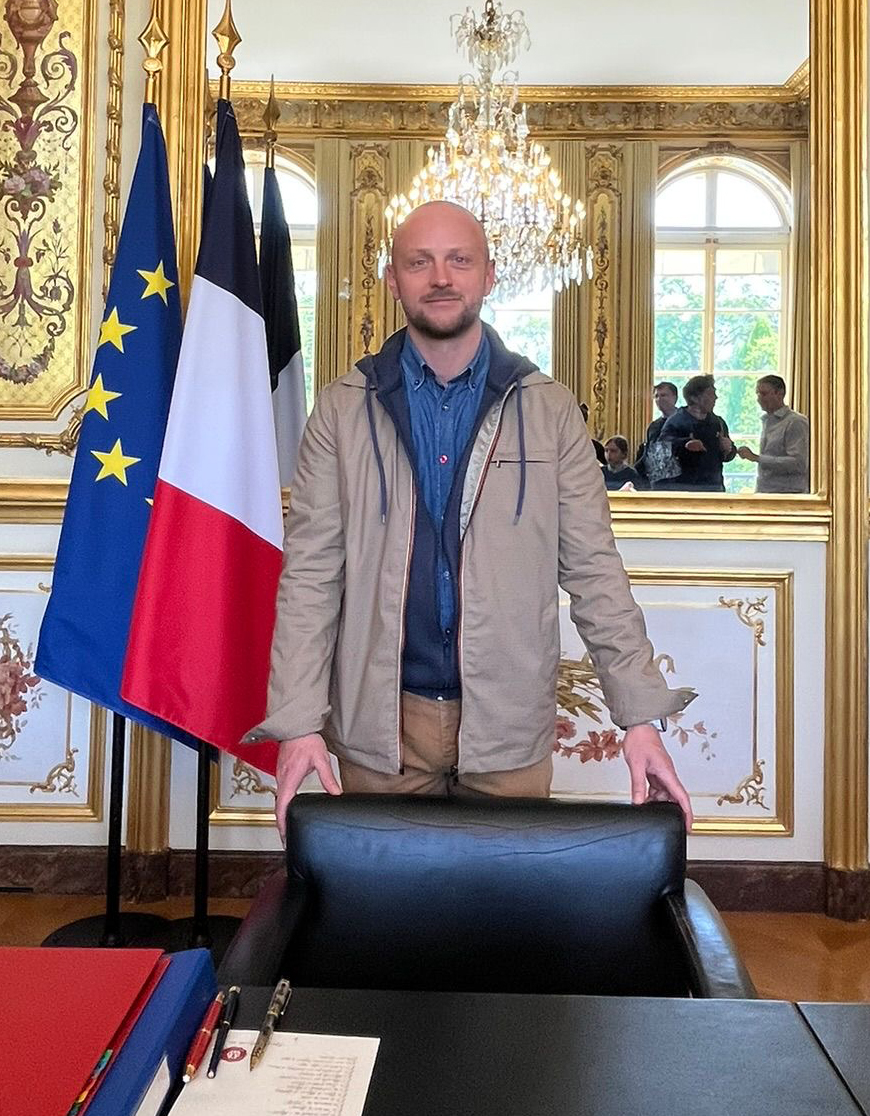 Jean Fauquet à l'Élysée